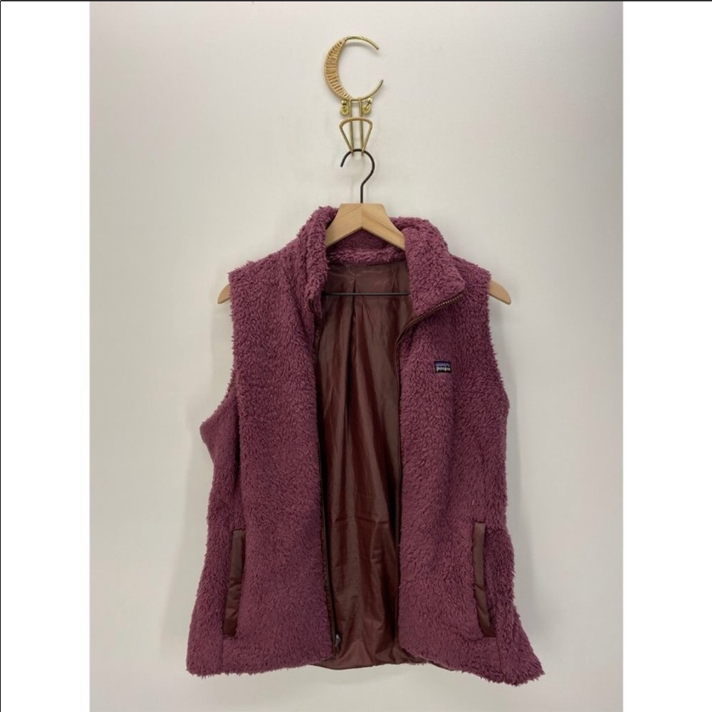 Patagonia reversible zip up vest woman’s